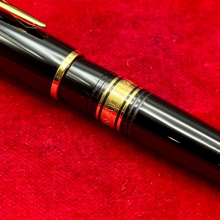 Waterman Charleston ebony black GT penna sfera con scatola Francia 2000 ca