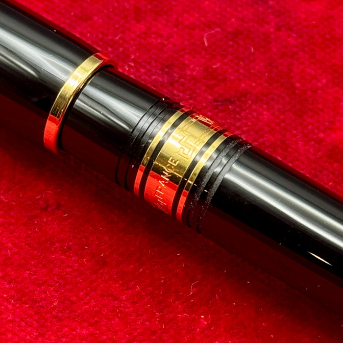 Waterman Charleston ebony black GT penna sfera con scatola Francia 2000 ca