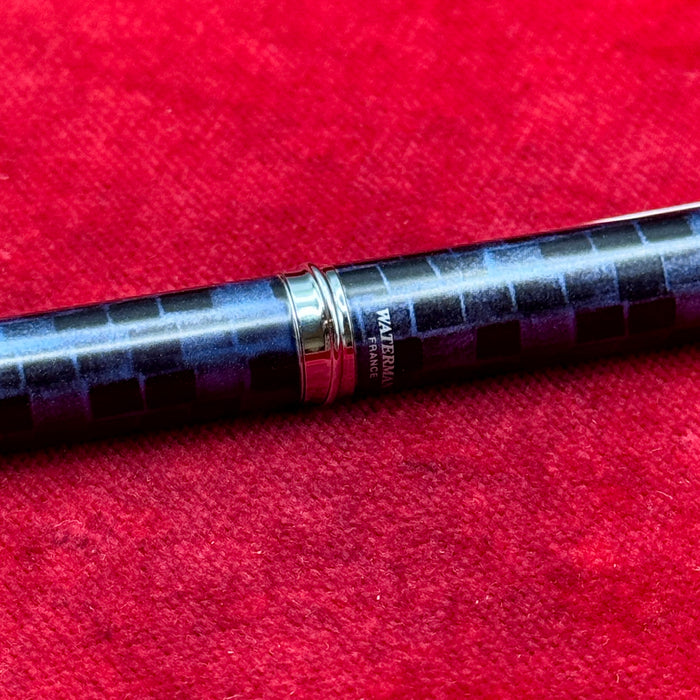 Waterman Armonia blu nera penna sfera con scatola Francia 2000 ca