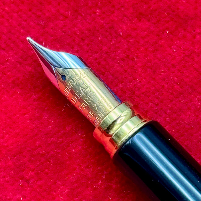 Waterman Man 200 Rhapsody penna stilografica resina verde con scatola Francia 2000 ca