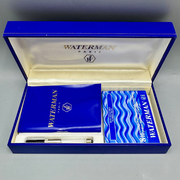 Waterman Man 200 Rhapsody penna stilografica resina verde con scatola Francia 2000 ca