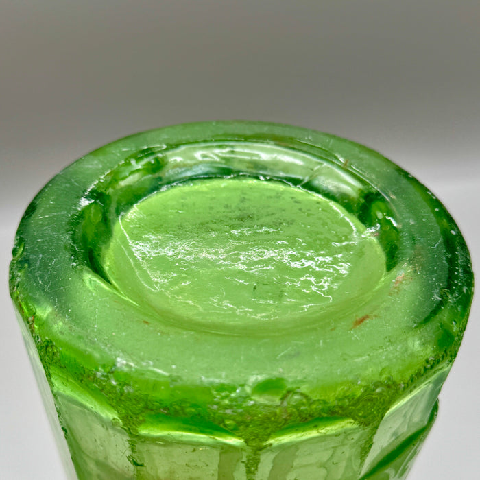Nuova Fabbrica Acque Gasose Siena seltz sifone vetro verde 1930 ca