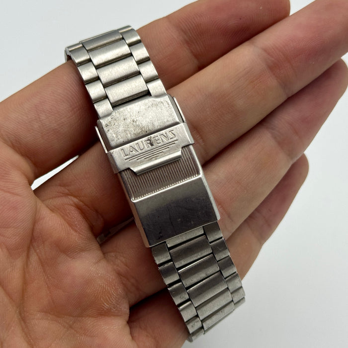 Laurens ref. 13529 orologio quarzo subaqueo acciaio 35 mm 1990 ca