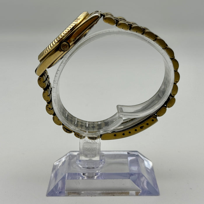 Citizen ref. 6101 GN-4W-S orologio quarzo acciaio 34 mm 1990 ca