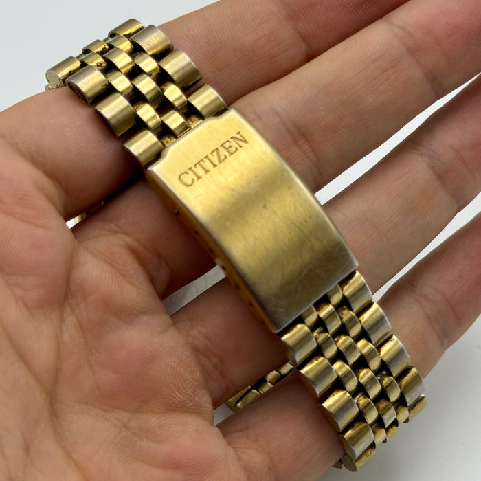 Citizen ref. 6101 GN-4W-S orologio quarzo acciaio 34 mm 1990 ca