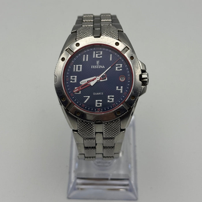 Festina ref. F16391 orologio quarzo quadrante rosa acciaio 37 mm 2000 ca