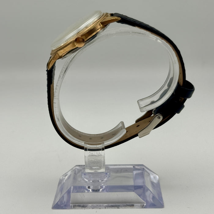 Evilard Kings Place orologio meccanico dorato 37 mm 1970 ca