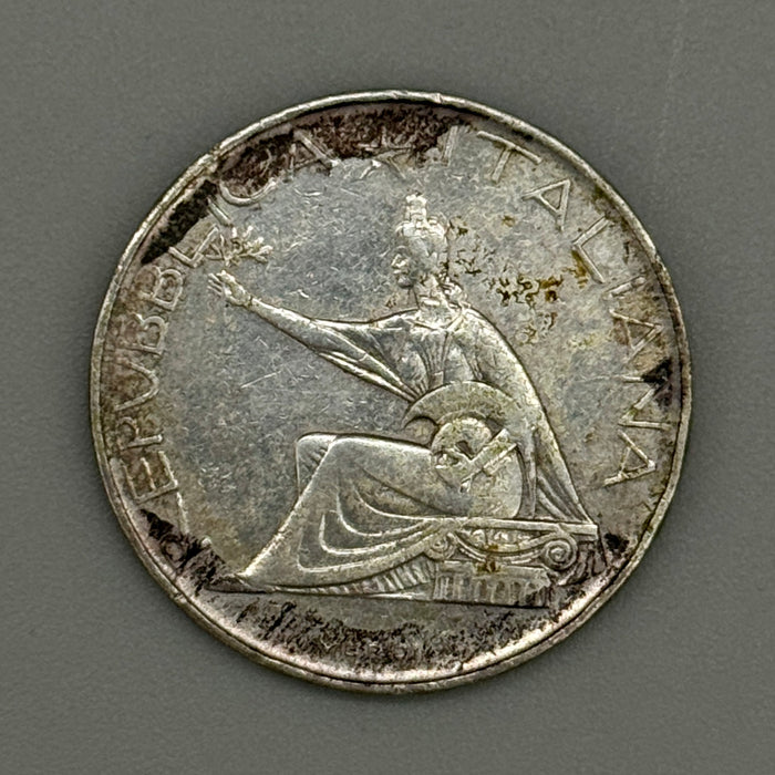 500 lire Quadriga in argento moneta Repubblica Italiana 1961