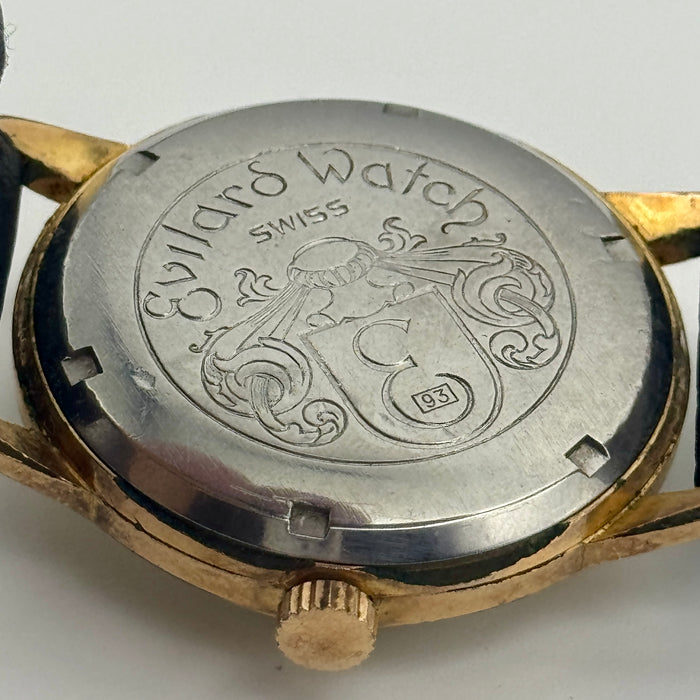 Evilard Kings Place orologio meccanico dorato 37 mm 1970 ca