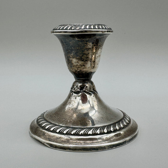 Portacandele Gorham ref. 667 coppia in argento Sterling Silver USA 1980 ca