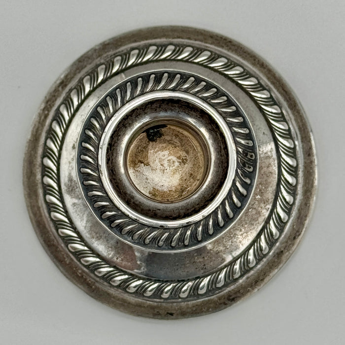 Portacandele Gorham ref. 667 coppia in argento Sterling Silver USA 1980 ca