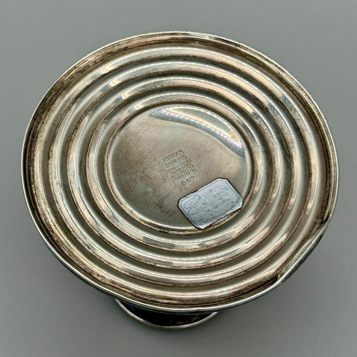 Portacandele Gorham ref. 667 coppia in argento Sterling Silver USA 1980 ca