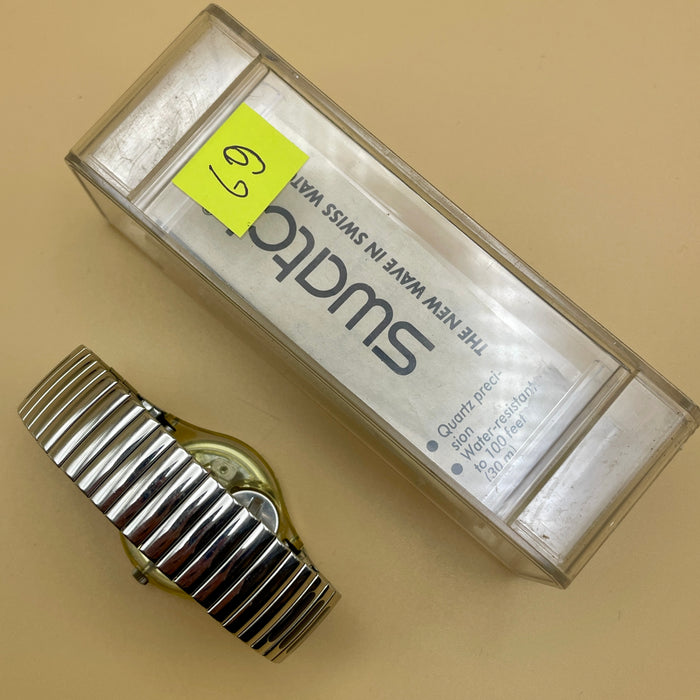 Swatch "Blue Segment" GK 148 orologio quarzo 34 mm Swiss 1992