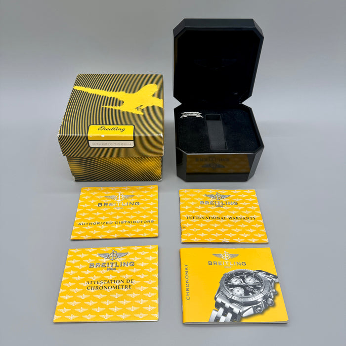 Breitling Chronomat Serie Speciale Aviazione Italiana orologio ref. A13350 full set 2001