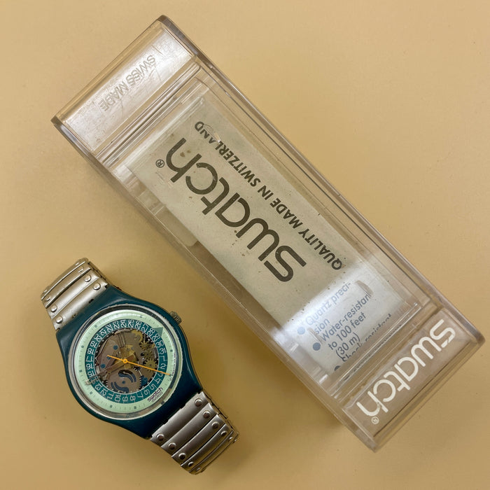 Swatch "Standard" GG 403 orologio quarzo 34 mm Swiss 1992