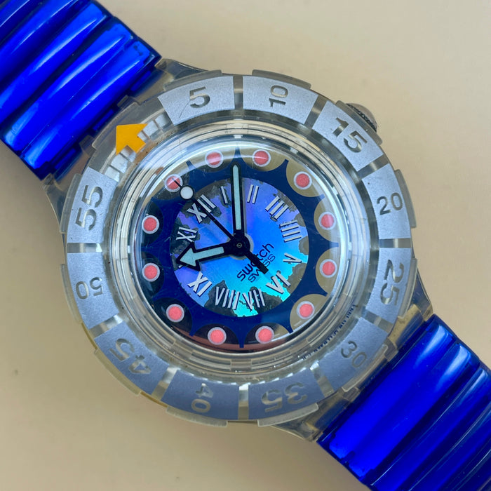 Swatch "Scuba Spark Vessel" SDK 117 orologio quarzo 38 mm Swiss 1994