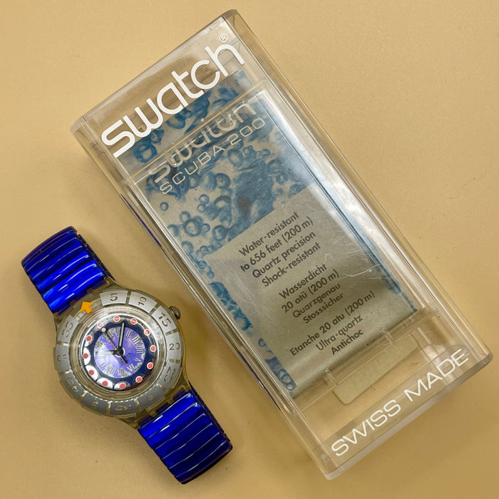 Swatch "Scuba Spark Vessel" SDK 117 orologio quarzo 38 mm Swiss 1994