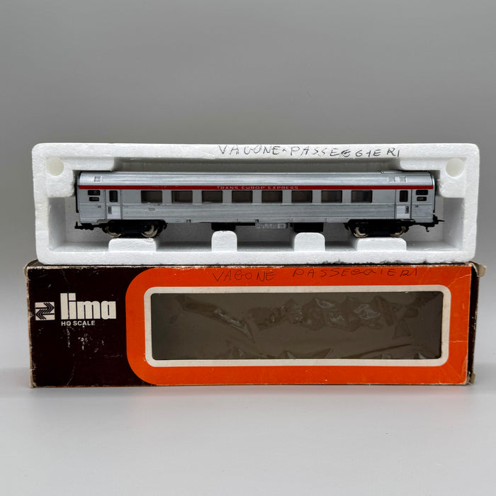 Lima 1023 modellino scala H0 treno vagone passeggeri con scatola 1980 ca