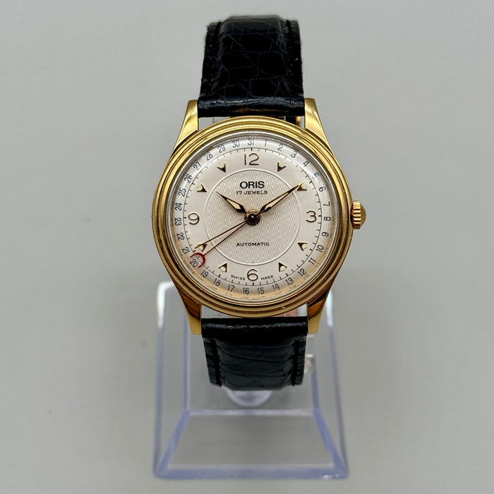 Oris Pointer Date orologio ref. 7403 automatico 34mm Swiss 1990 ca