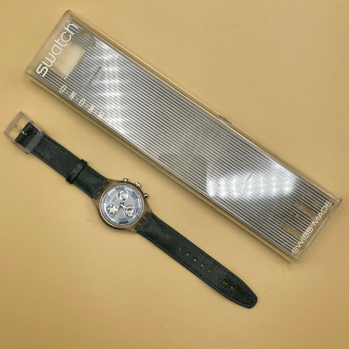 Swatch "Chrono Greentic" SCV 100 orologio quarzo 37 mm Swiss 1993