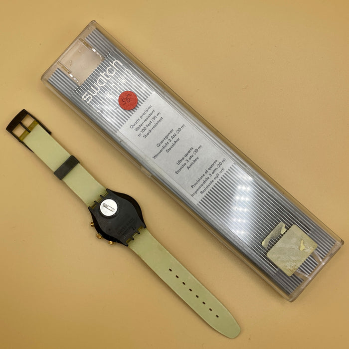 Swatch "Chrono Award" SCB 108 orologio quarzo 37 mm Swiss 1992