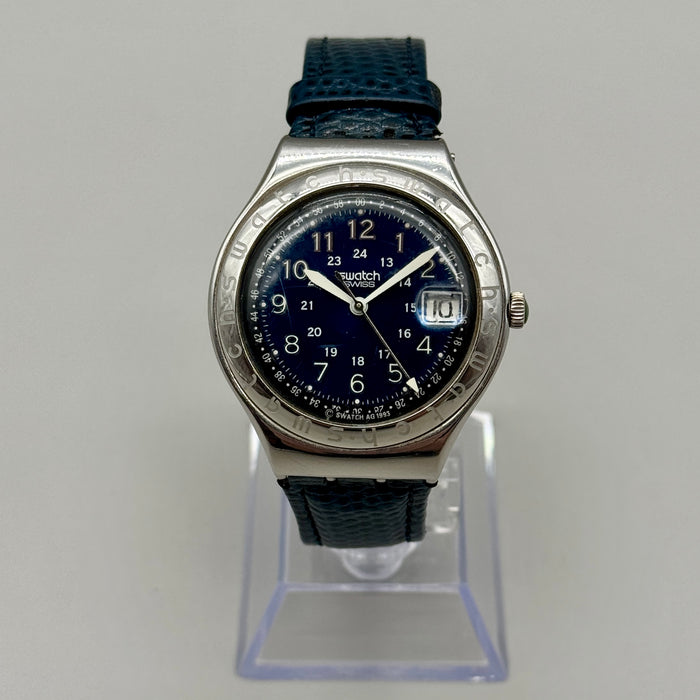 Swatch "Happy Joe Blue" YGS400 orologio quarzo Swiss 1993