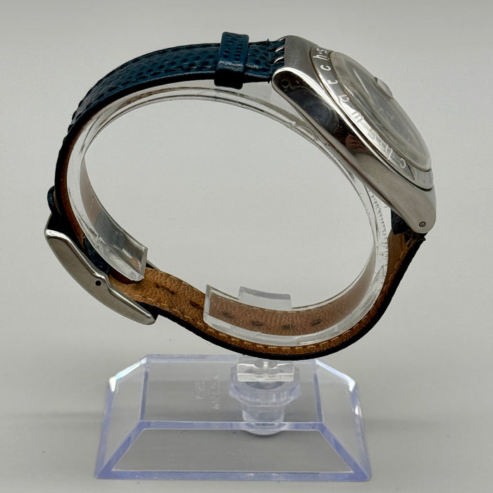 Swatch "Happy Joe Blue" YGS400 orologio quarzo Swiss 1993