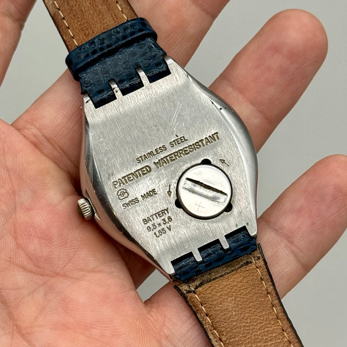 Swatch "Happy Joe Blue" YGS400 orologio quarzo Swiss 1993