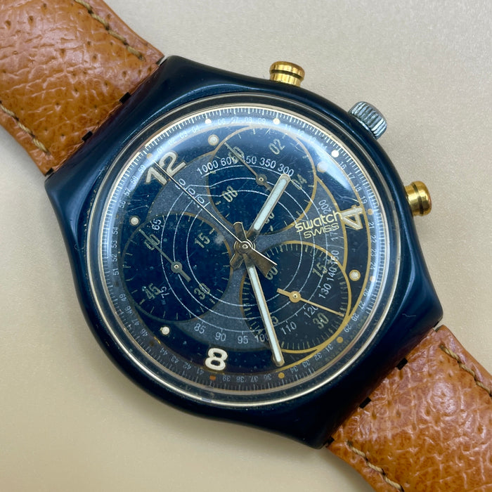 Swatch "Chrono Count" SCB 113 orologio quarzo 37 mm Swiss 1995