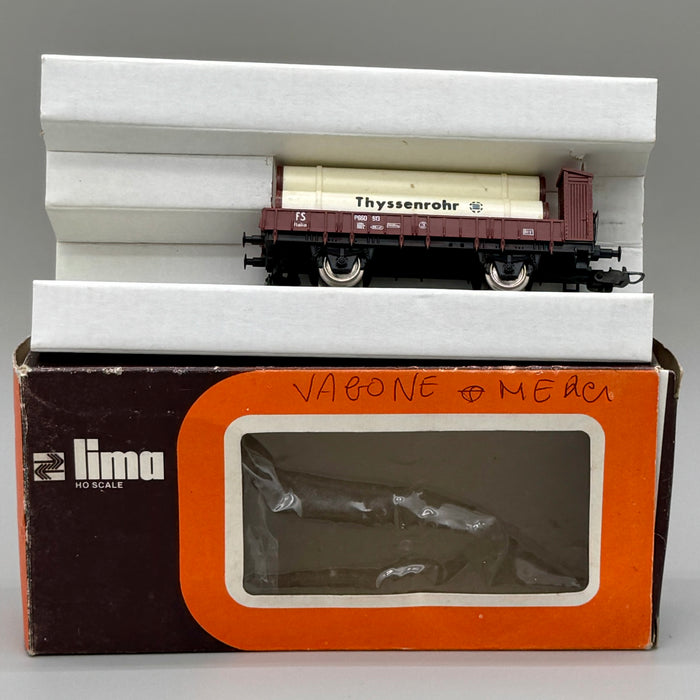 Lima 2811 modellino scala H0 treno vagone merci con scatola 1980 ca