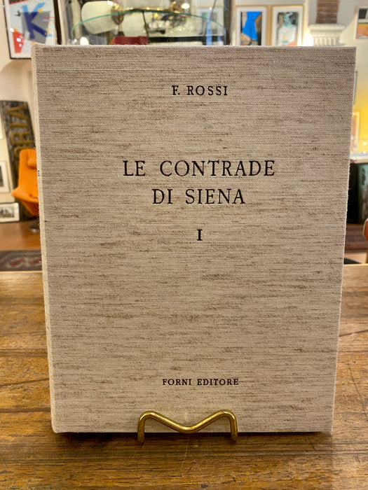 Libro "Le Contrade della città di Siena" E.Rossi Forni Editore due volumi 1981