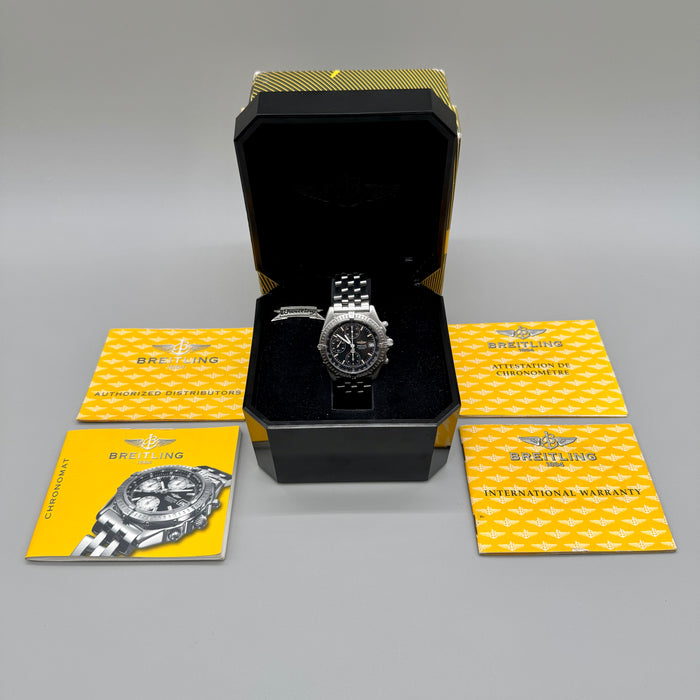 Breitling Chronomat Serie Speciale Aviazione Italiana orologio ref. A13350 full set 2001