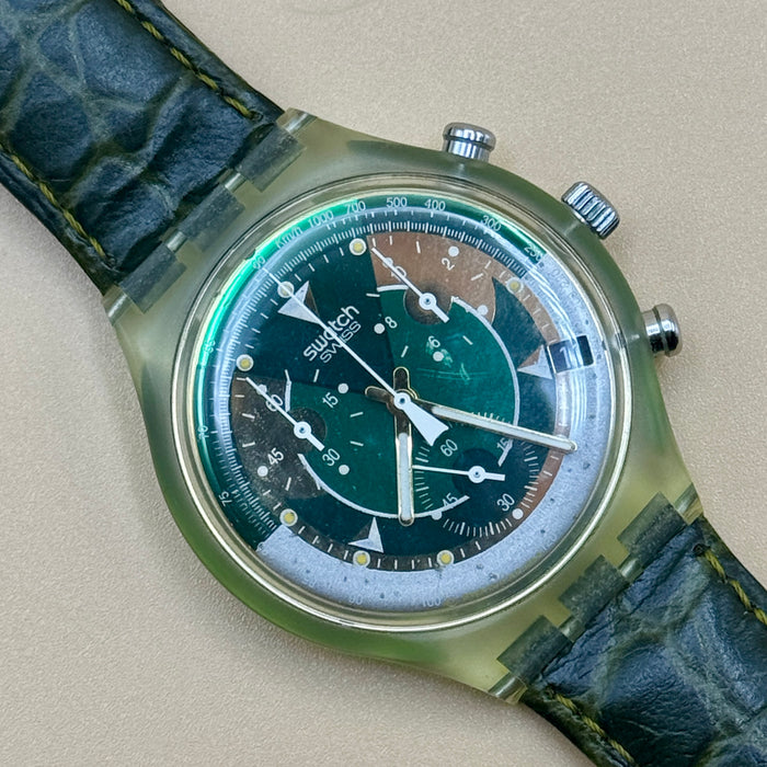 Swatch "Chrono Mimetica" SCG 401 orologio quarzo 37 mm Swiss 1994