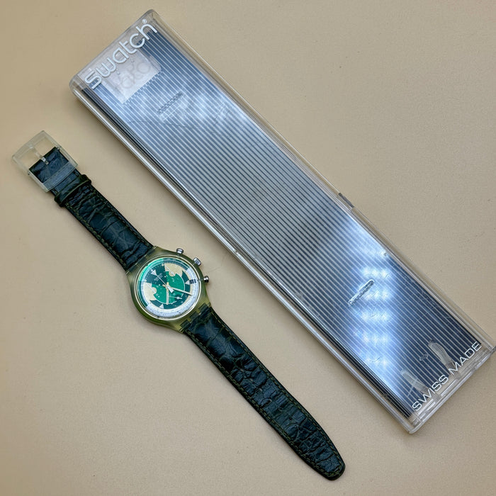 Swatch "Chrono Mimetica" SCG 401 orologio quarzo 37 mm Swiss 1994