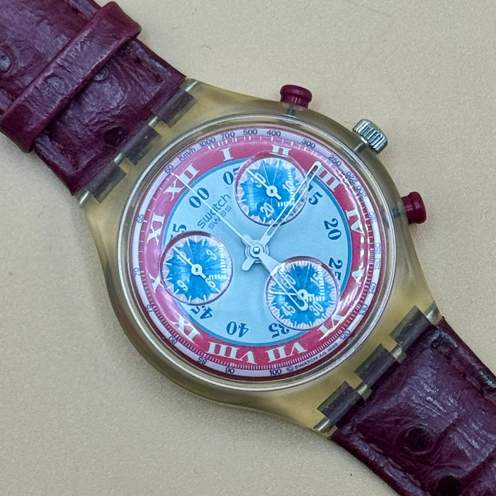 Swatch "Chrono Windmill" SCK 103 orologio quarzo 37 mm Swiss 1993