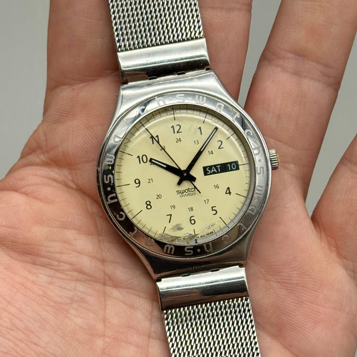 Swatch "Pergamena" YGS708 orologio quarzo Swiss 1996
