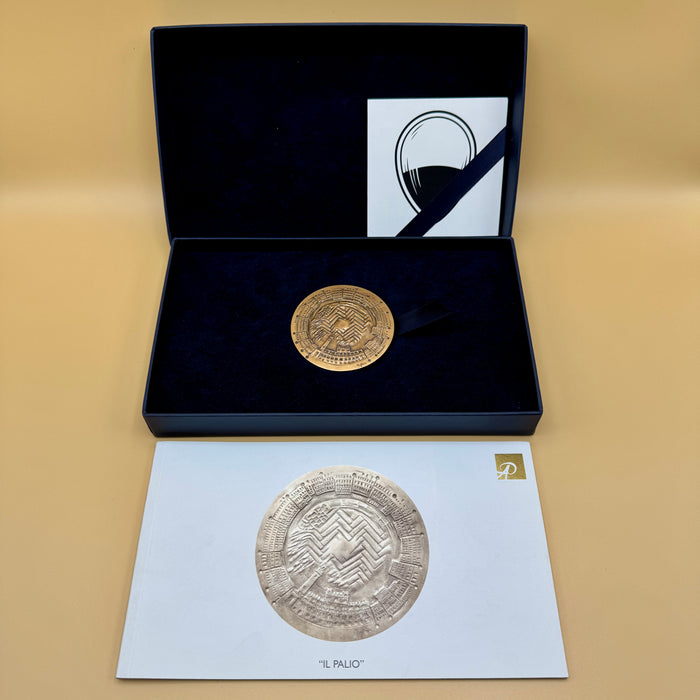 Medaglia del Palio di Siena bronzo 70 mm Alberto Inglesi 2014