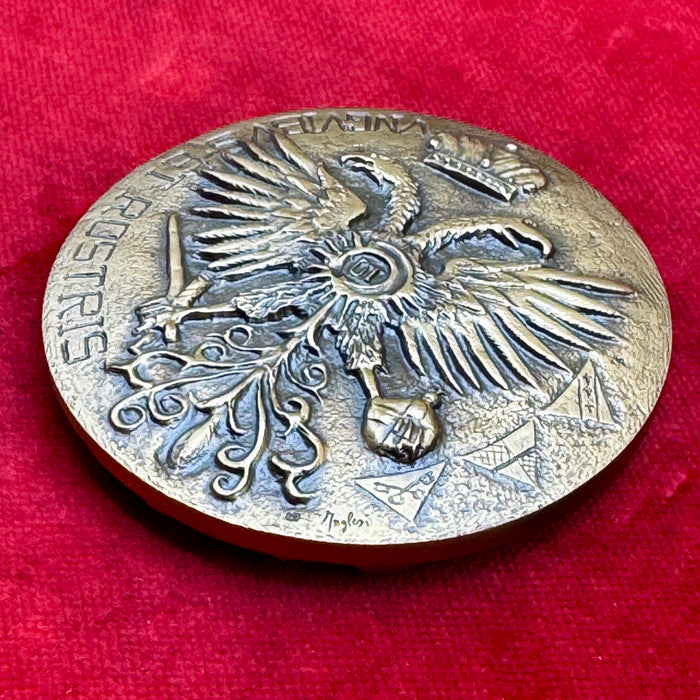 Medaglia della Nobile Contrada dell' Aquila bronzo 70 mm Alberto Inglesi 2016