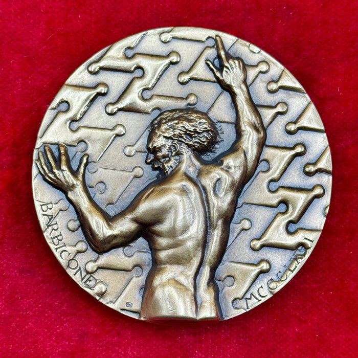 Medaglia della Nobil Contrada del Bruco bronzo 70 mm Ezio Pollai 2016