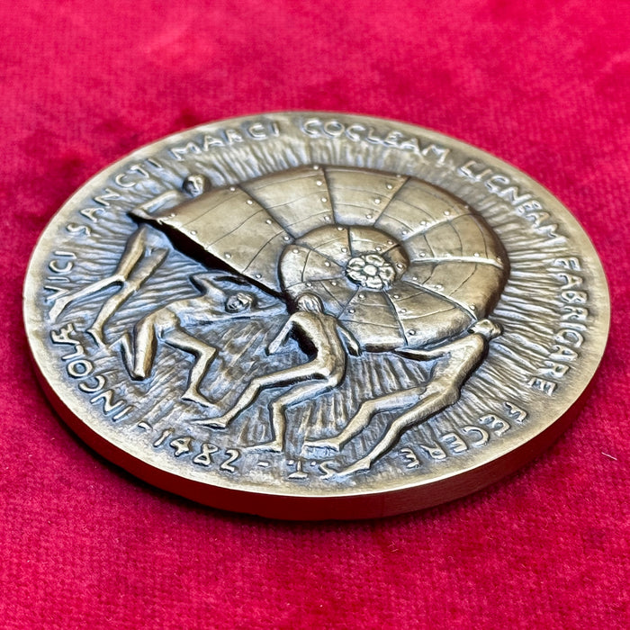 Medaglia della Contrada della Chiocciola bronzo 70 mm Pier Luigi Olla 2016