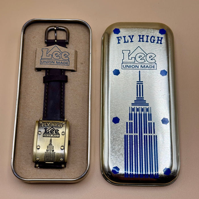 Lee "Fly High" orologio quarzo 30 x 40 mm con scatola 1990