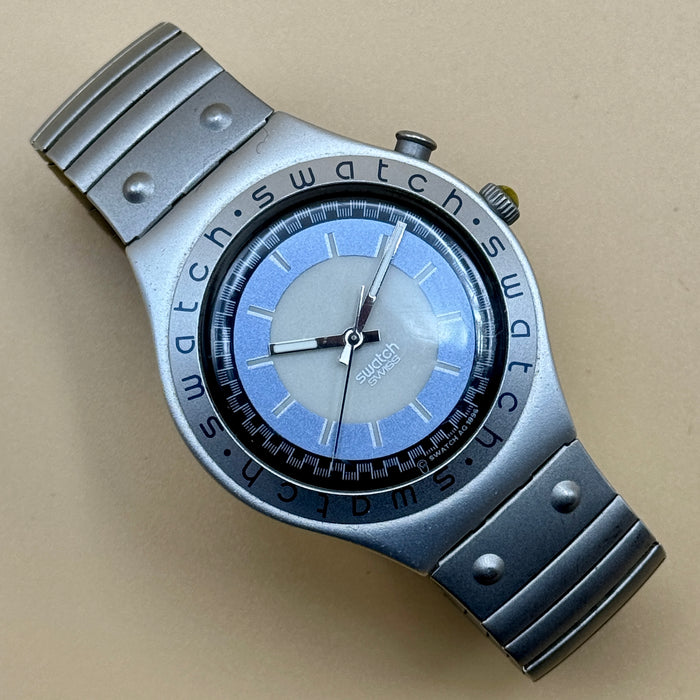 Swatch "Irony Big Loomi Zebah" YGS 9000 orologio quarzo 37 mm Swiss 1997