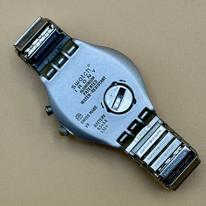 Swatch "Irony Big Loomi Zebah" YGS 9000 orologio quarzo 37 mm Swiss 1997