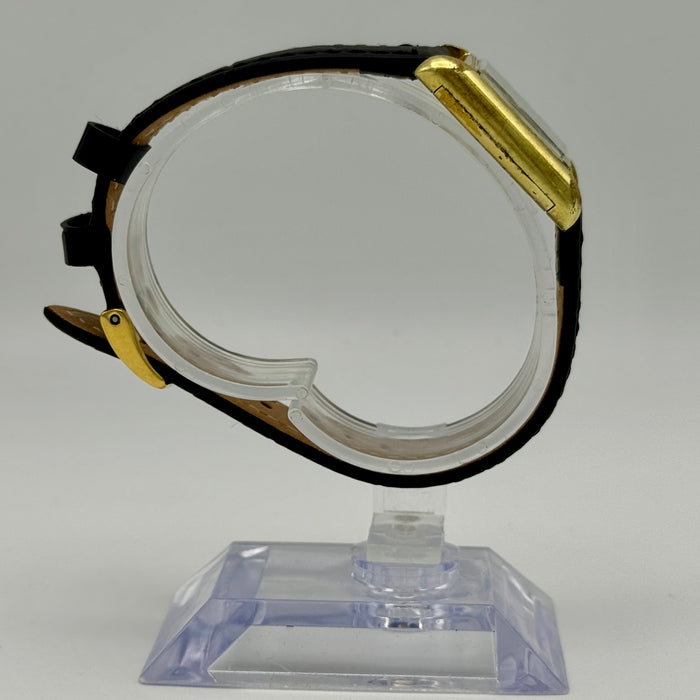 Eska orologio "tank" meccanico dorato 28 x 21 mm 1970 ca