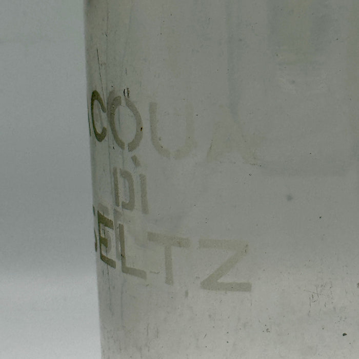 Seltz sifone Frag Udine vetro Italia 1930 ca