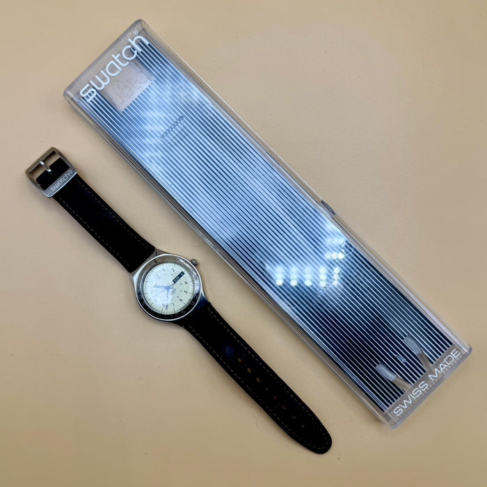 Swatch "Irony Big Pergamena" CYGS 708 orologio quarzo 37 mm Swiss 1997