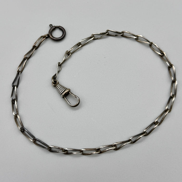 Catena orologio tasca metallo Italia 1930 ca