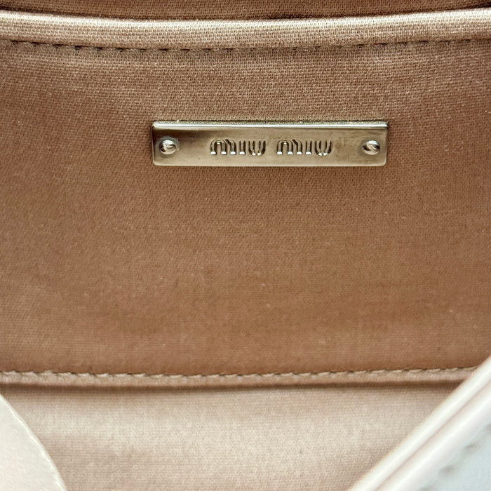 Borsa Miu Miu Club Matelasse pelle rosa 2017
