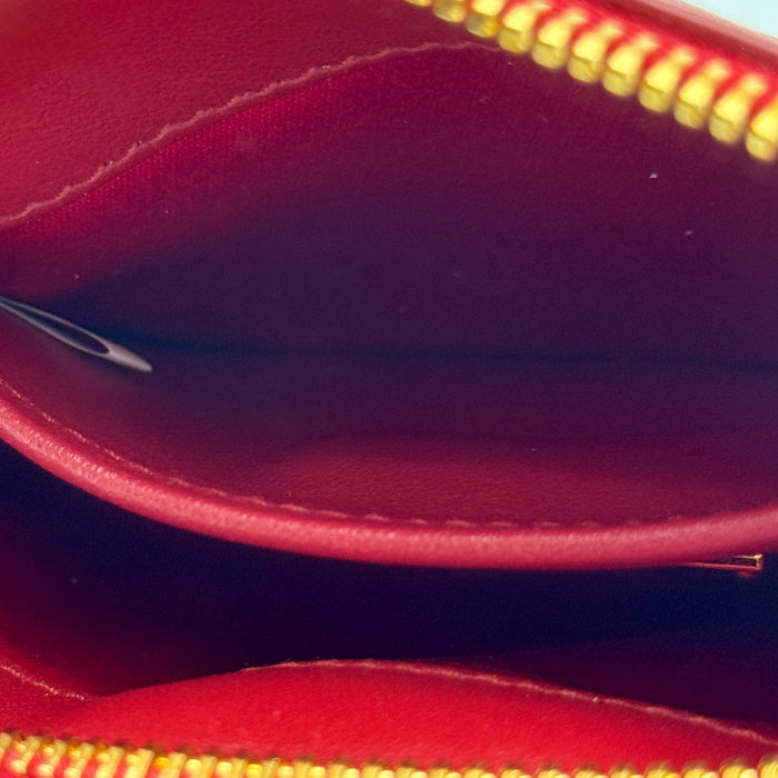 Borsa Miu Miu a mano rosso fuoco pelle 2014