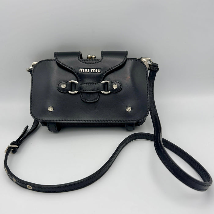 Borsa Miu Miu pelle nera 2010 ca